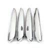 Car Decoration Door Handle Cover For Mazda CX80 CX-80 2024 Glossy Black Chrome Silver Carbon Fiber Cars Accessories Styling