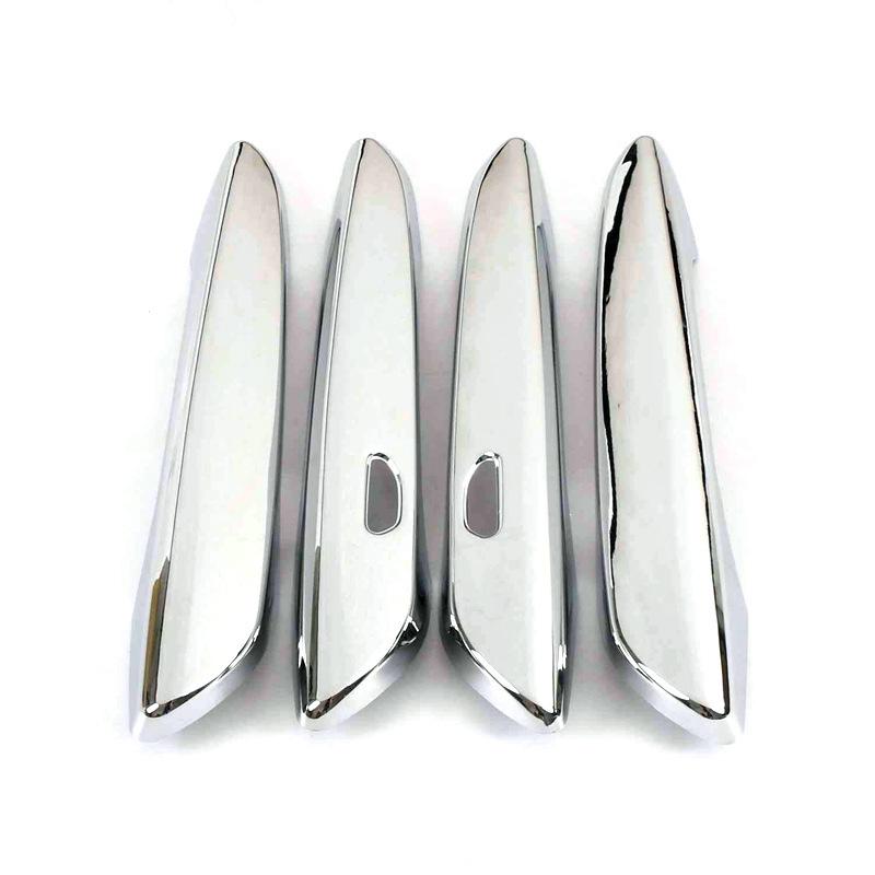Car Decoration Door Handle Cover For Mazda CX80 CX-80 2024 Glossy Black Chrome Silver Carbon Fiber Cars Accessories Styling