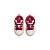 Air Jordan 1 Mid TD Light Curry Cardinal Red Baby Sneakers Brown White-Onyx White 640735-201