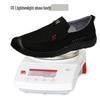 Men's Breathable Canvas Slip-On Shoes, Soft Cowhide Sole, Linen Low-Top Moccasins for Driving and Casual Wear