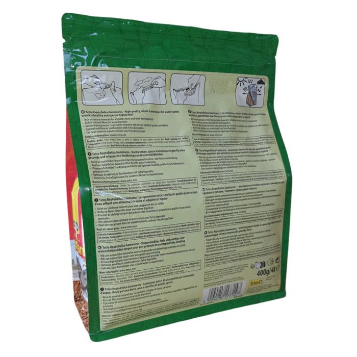Alimentation Naturelle - Tetra - Gammarus 4L - Riche En Calcium - Pour Tortues