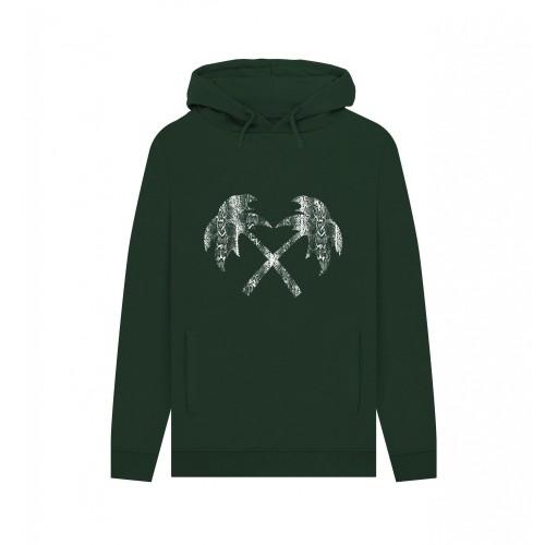 Trainer Spotter Unisex Adult Snakeskin Cross Palms Hoodie