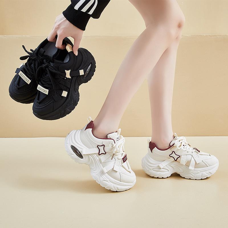 Platform Shoes Womens  Autumn New Platform Heightening Casual Shoes Women Fashion Versatile Casual Sneakers  De Mujer