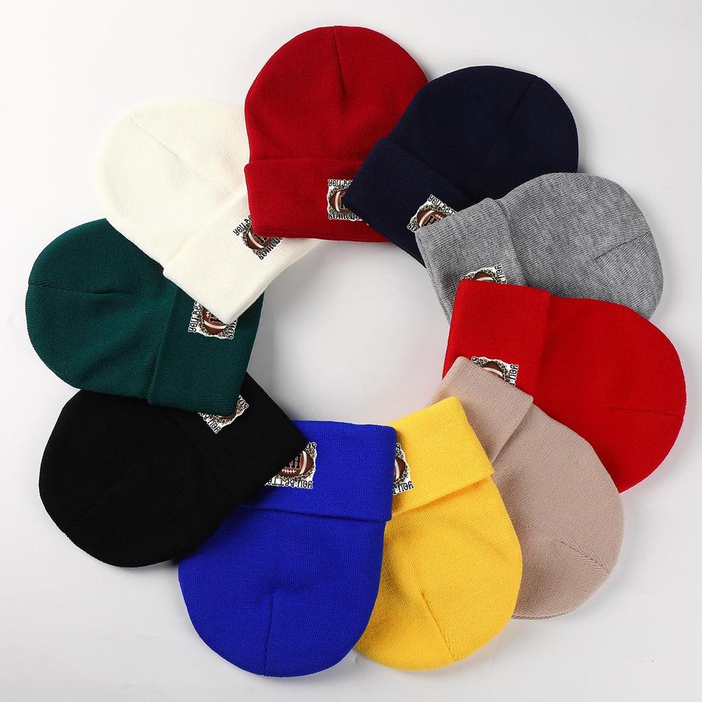 YOU BETTER HIT SOMEBODY" Winter Knit Cap Beanie, Football Skull Cap Stretchable Cuff Sporting Gorro Knitted Hat Beanie