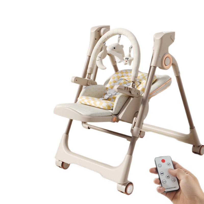 Multifunctional 2-in-1 Electric Baby Rocking and Dining Chair
