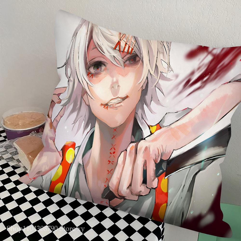 Anime JUUZOU SUZUYA Tokyo Pillow Case Square Pillow Bedroom Sofa Leisure Comfort Cushion Car Living Room Home Decoration