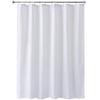 Thickened Solid Color Waterproof and Mildew-proof Polyester Shower Curtain