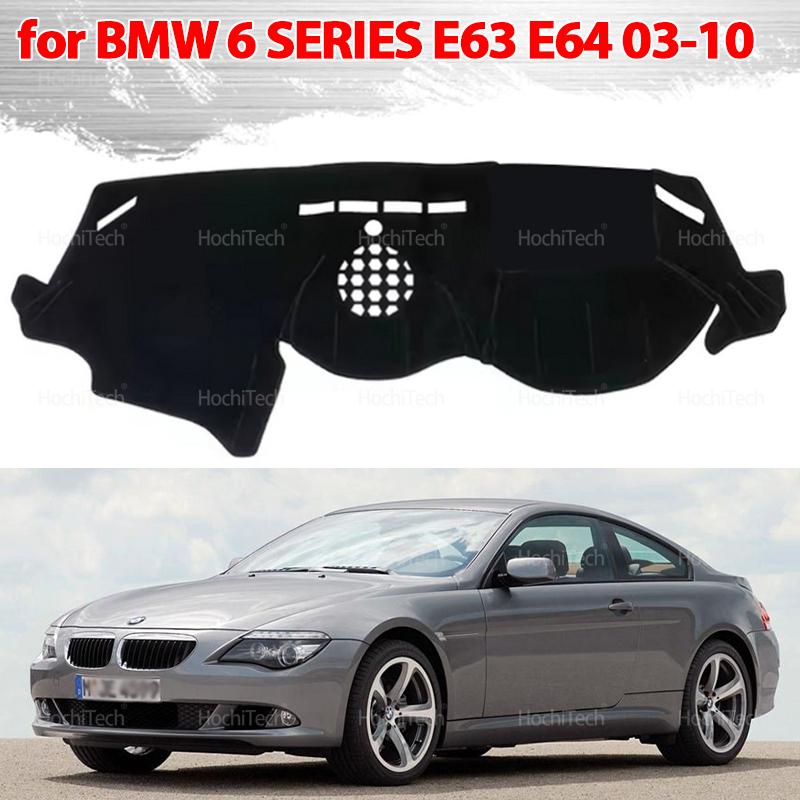 Pokrowiec na deskę rozdzielczą Mata ochronna do BMW SERIA 6 E63 E64 630 640D 650I 2003-2010 Osłona przeciwsłoneczna na deskę rozdzielczą Anty-UV Dywanik Akcesoria