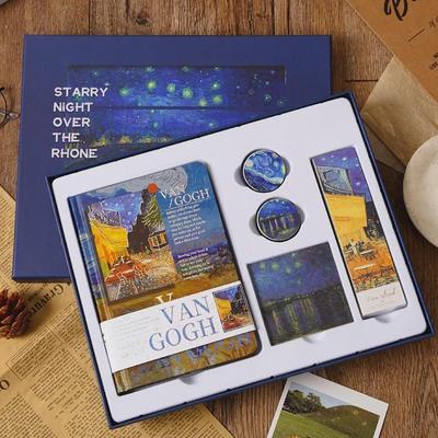 High-End Children's Day Gift: European & American Style Creative Oil Painting Notebook Set