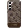Guess Guhcs24Mg4Glbr S24+ S926 Brązowy/Brown Hardcase 4G Stripe Collection