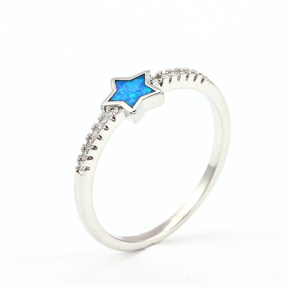 Star Ring Gold Simple Pentagram Ring