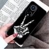 Skeleton Middle Finger Case For Honor Magic 8 7 6 Pro Honor X9d X9c X9b X9a X8b X8c Win 50 70 90 200 400 Lite Cover