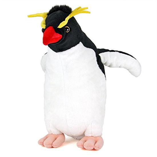 

Calorata Rockhopper Penguin Plush Toy Realistic Penguin Animal Toy Doll Gift Present Birthday Christmas Present (Standing, Parent/Soft Touch) (Twice