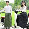 Leg Apron Thermal Blanket Motorcycle Leg Warmers Winter Cover Knee Pads Plush Thicken Waterproof Windshield Prevent Cold Quilt