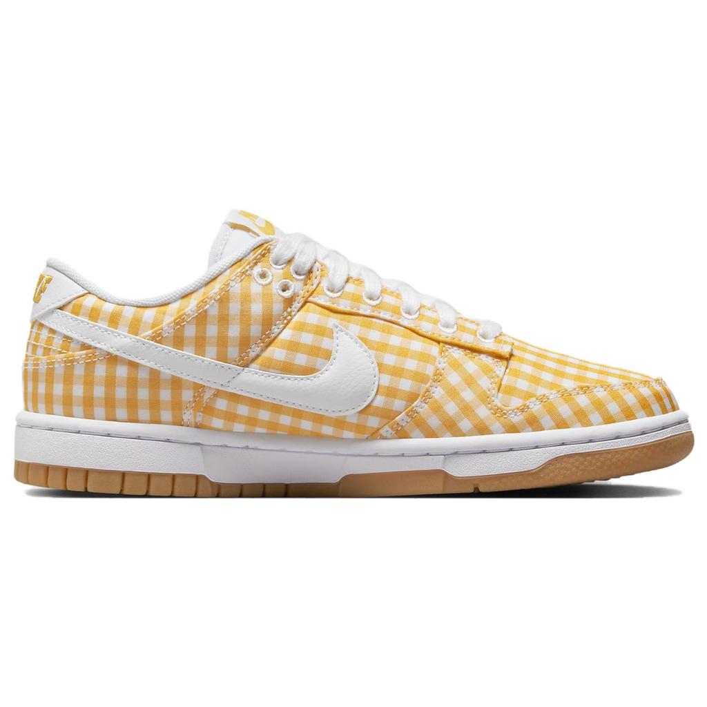 New Nike Dunk Low 'Yellow Gingham' Women's DZ2777-700
