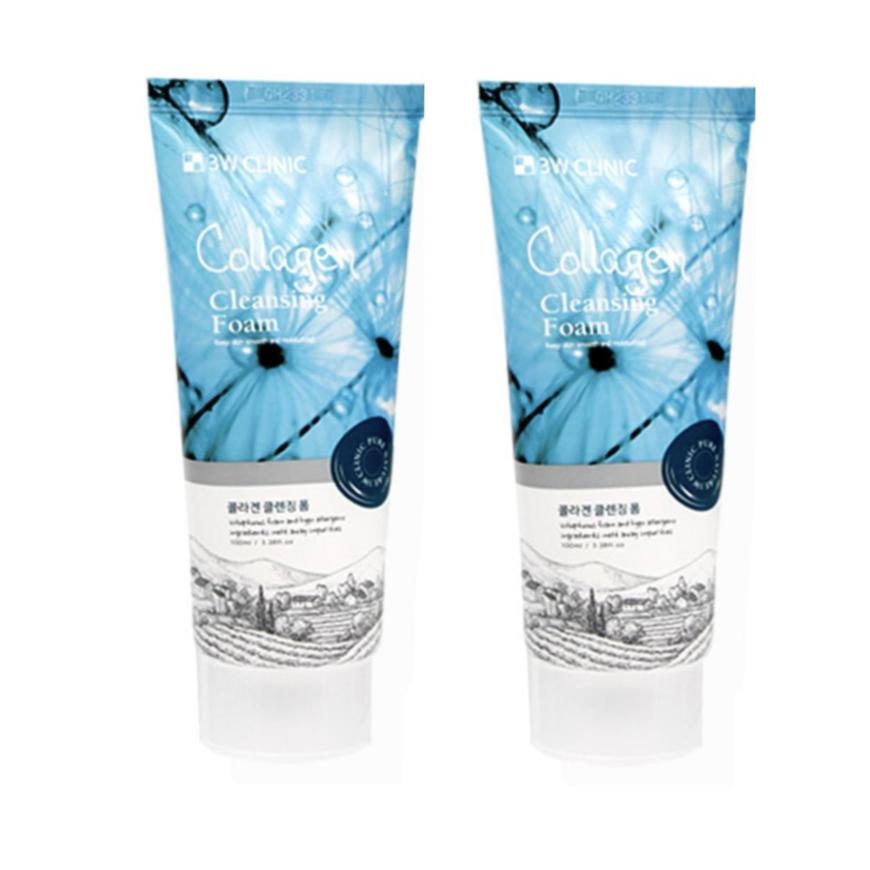 

3W CLINIC Коллагеновая очищающая пенка 100 мл (3 варианта) #100ml x 2pcs