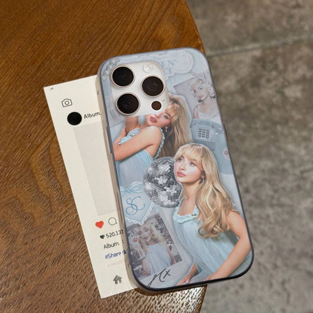 Pop Singer Sabrina Carpenter Phone Case For IPhone 17 16 15 14 Plus 11 12 13 Pro Max Shockproof Protection Soft Back Cover