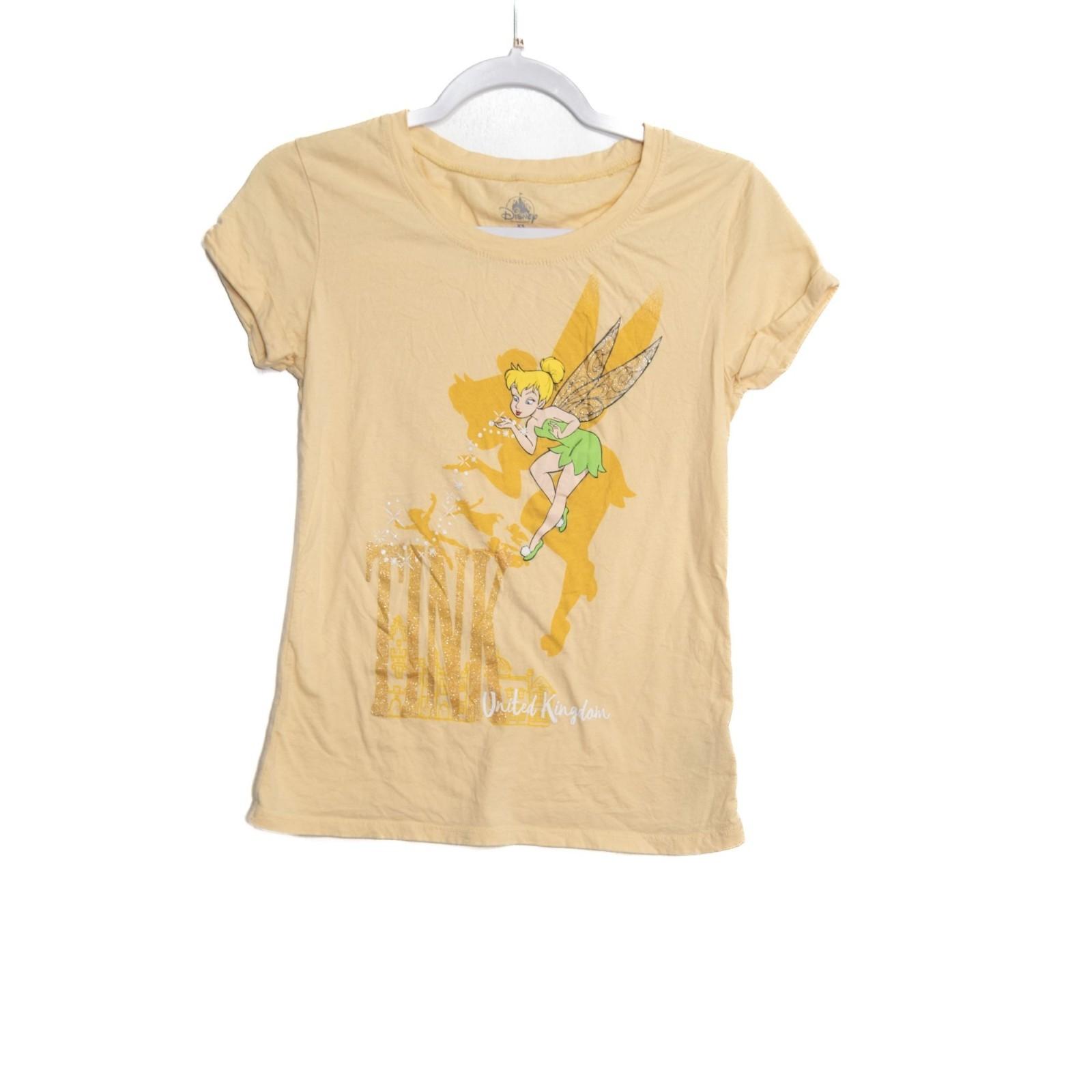 Disney Size XS Tinker Bell Yellow Graphic Tee XXXL