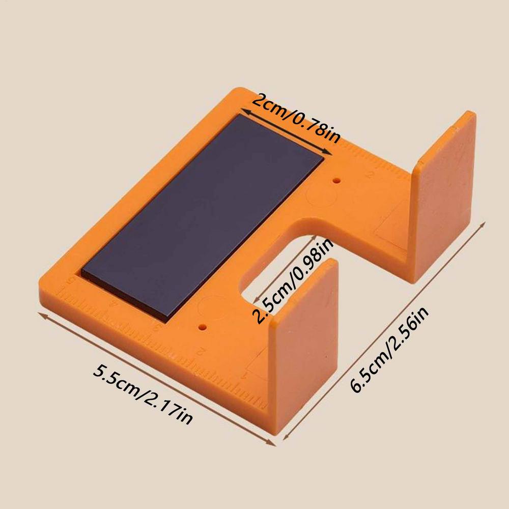 Door Hinge Tool Magnetic Precise Home Hardware Door Lock Installation Tool for Home Garage Panel Pocket Drawer Deck Installation