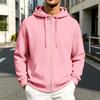Men's Casual Zip-Up Hoodie Sweatshirt Jacket with Pockets