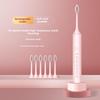 Unisex dobíjecí ultrazvukový elektrický zubní kartáček s měkkými štětinami pro domácnost i cestování