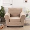 Solid Color Elastic Sofa Cover American Combination Sofa Cushion Cover Single and Double Three-person Universal All-inclusive Sofa Cover