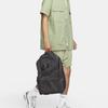 Nike Heritage Basic Logo Solid Color Polyester Backpack Unisex Backpack Medium-Gray DC4244-254