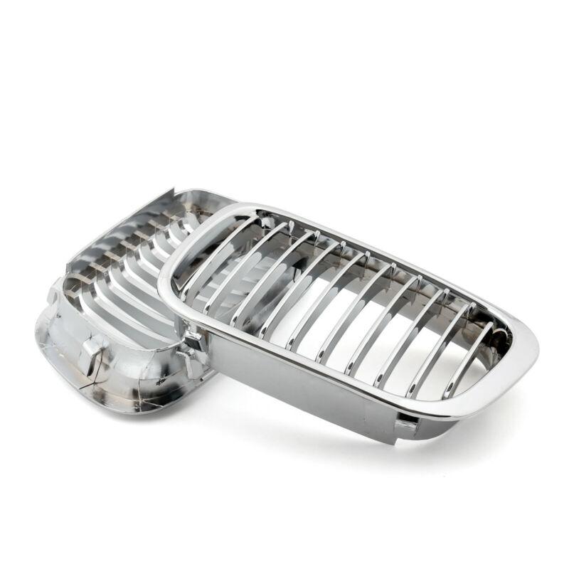 Car Front Fence Grill Grille Chrome For BMW E46 4 Doors 1998 1999 2000 2001 3 Series Auto Parts