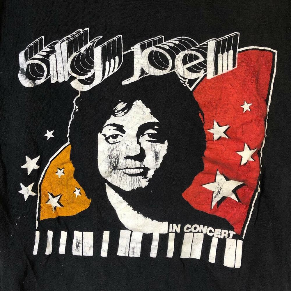 Vintage 70s Billy Joel in Concert Tour T Shirt Size S M L 234XL HN851 Unisex T-Shirt S