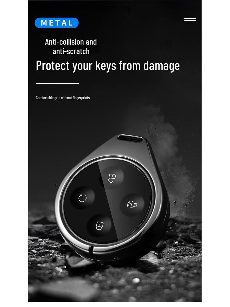 Compatible 2023 Shanhai Cannon Key Cover 3.0T Great Wall Pickup Metal Protector Keychain