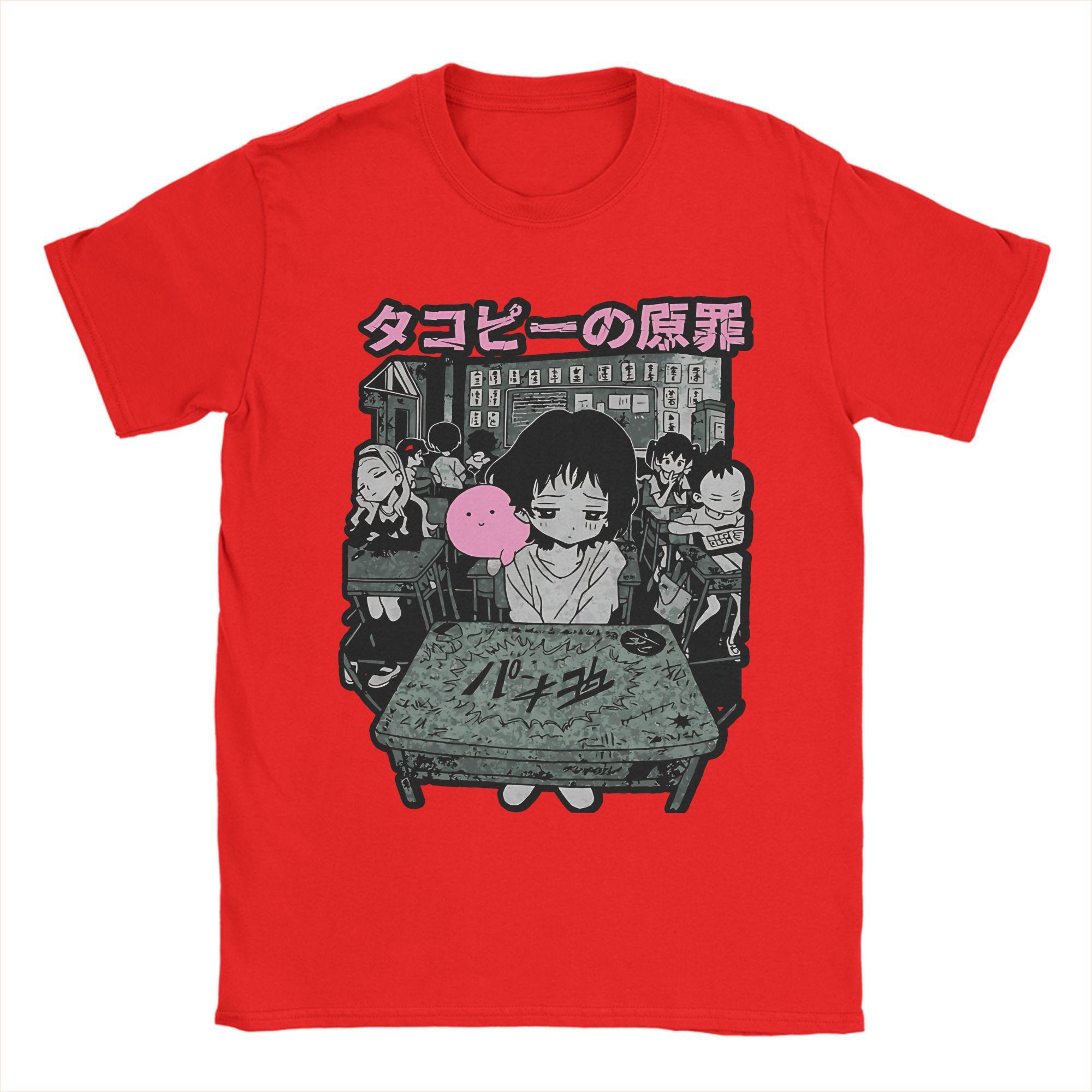Shizuka Kuze Takopis Original Sin Apparel Мужские Женские Футболки 100% Хлопок Футболка Графические Топы Футболка S