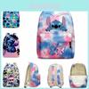Zaino carino di Stitch per bambini con scomparti con cerniera e tasche