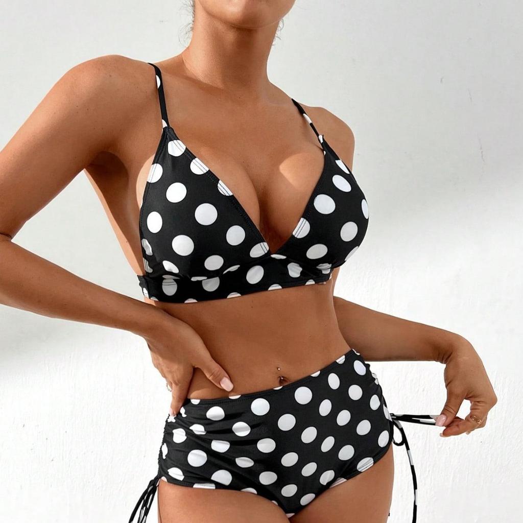 11 years of new bikini suit sexy bikini swimsuit female polka dot explosion temu Xiyin