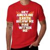 Sky Above Me Earth Below Me Fire Within Me T-Shirt blanks vintage anime shirt hippie clothes Men's cotton t-shirt
