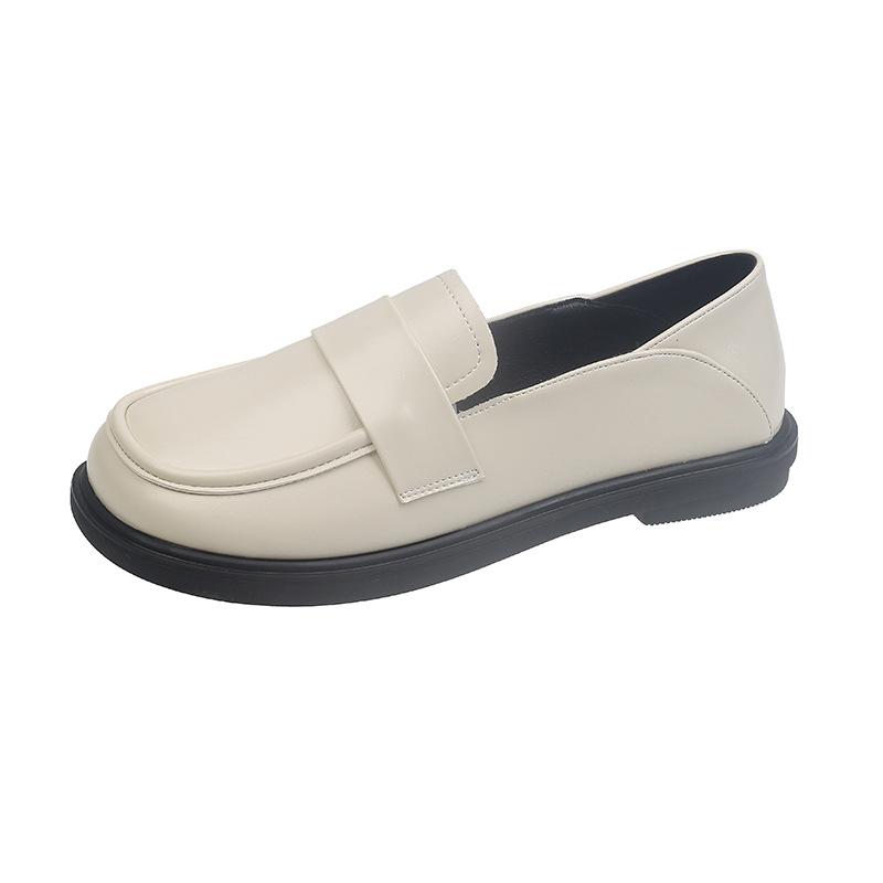 

Loafers women s small leather shoes 2024 early new version versatile retro single shoes one pedal soft-soled small single shoes 40