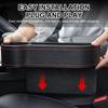 Car Storage Tools Black Auto Car Seat Gap Catcher Filler Storage Box Pocket Organizer  SUV Pocket Stowing Tidying Drink