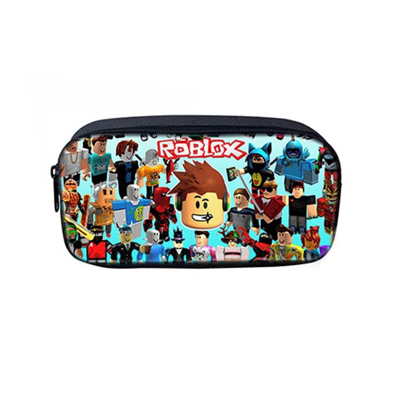 Plecak Roblox o dużej pojemności i z płynnie działającymi podwójnymi zamkami błyskawicznymi do szkoły i podróży