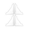 4Pcs Car Door Corner Anti-collision Protective Covers Stickers For KIA Ceed EV6 RIO Stonic K9 Sorento Stinger Niro Cadenza Soul ulsap11