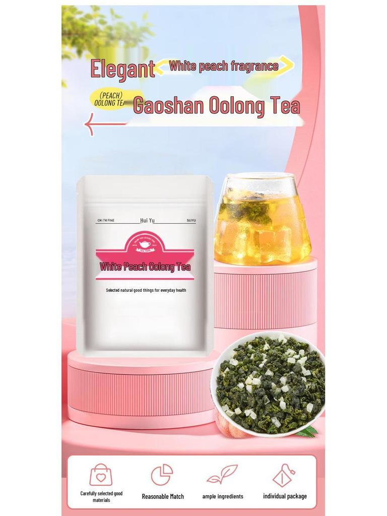 Rich Aroma White Peach Oolong Tea - New Formula, Catering Grade, Triangle Tea Bags