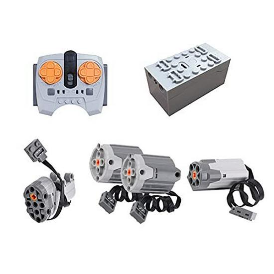 Cross-border Motor Building Blocks: Power Set with Remote Control, Receiver, and Lithium Battery