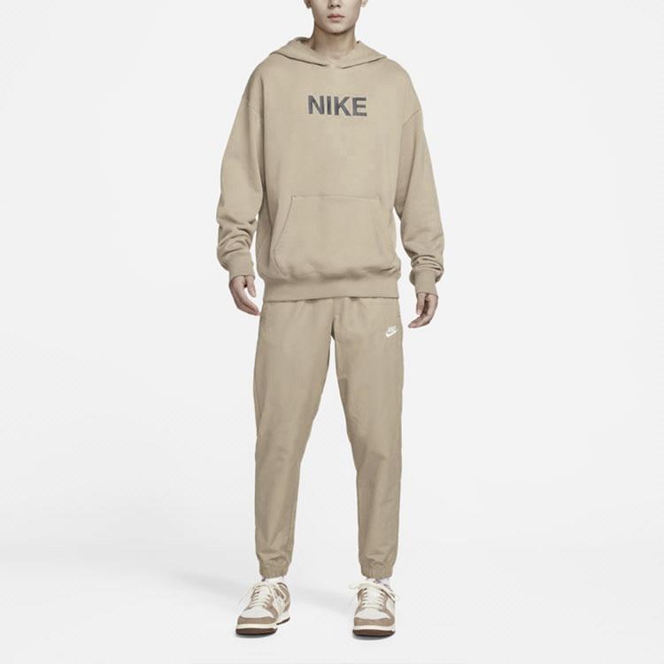 Nike Logo Hoodie 'Khaki' Men's FQ7269-247