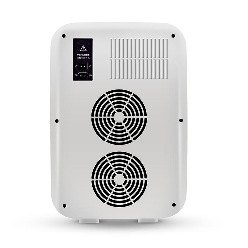 20L CNC Car and Home Mini Refrigerator - Glass Panel, Dual-Use