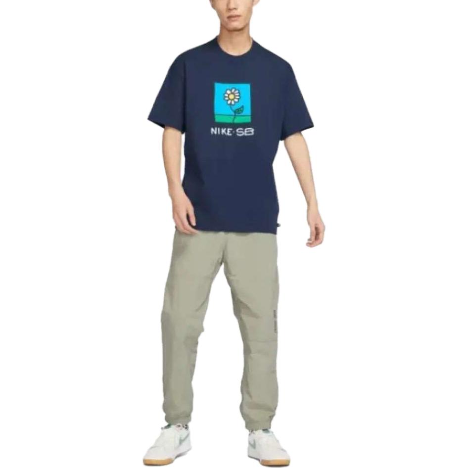 New Nike T Shirts Men's Navy Blue FB8139-410