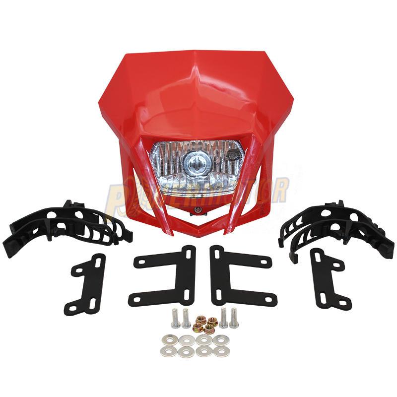 Motorcycle Headlight Fairing Universal Dual Sport Headlight Dirt Bike Head Lamp Motocross for HONDA XR CRF 150 230