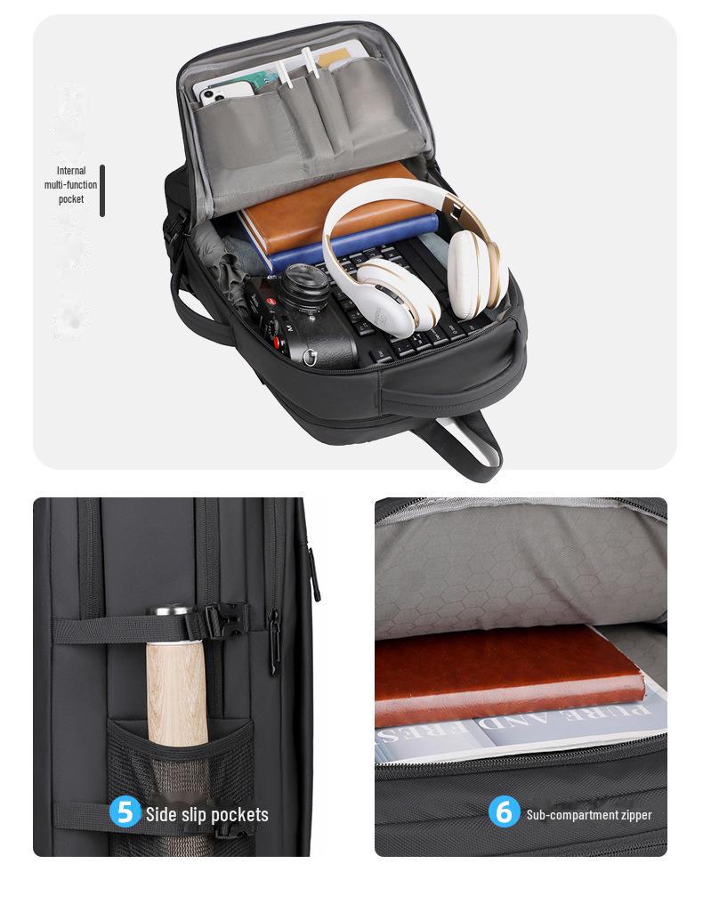 Business and Fashion Backpack - Trendy, Lightweight, Large Capacity, Waterproof for Men and Women