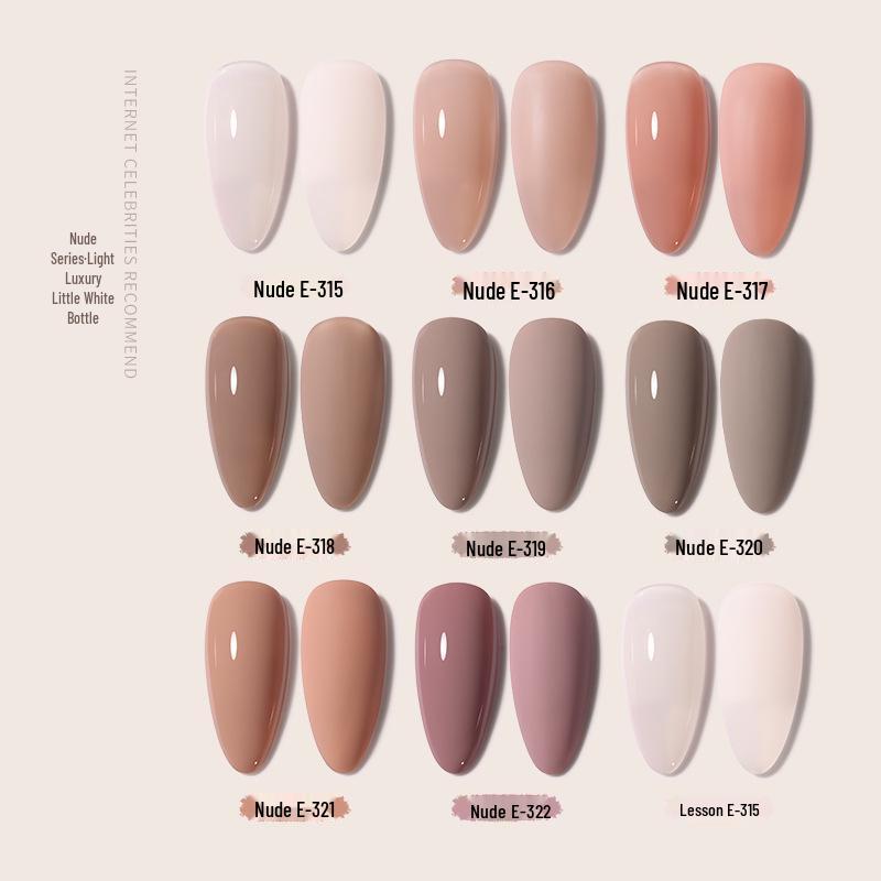 Gaoy Transparent Nude Jelly Gel Nail Polish 2025 - New Translucent Nude Color for Professional Use