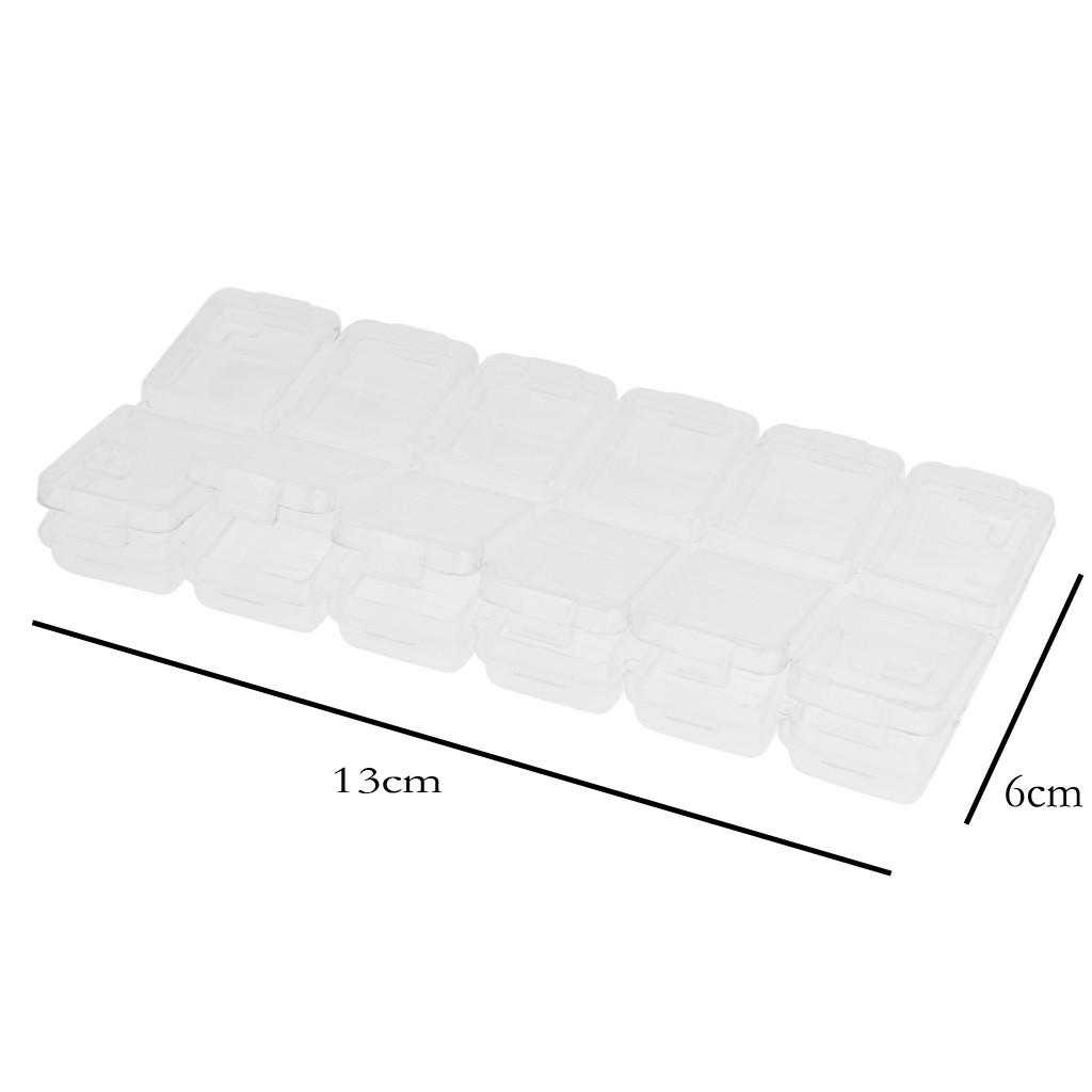 Buy Sawei Diamond Embroidery Painting Tool 12 Slots Diamond Painting Tool Box Embroidery C at