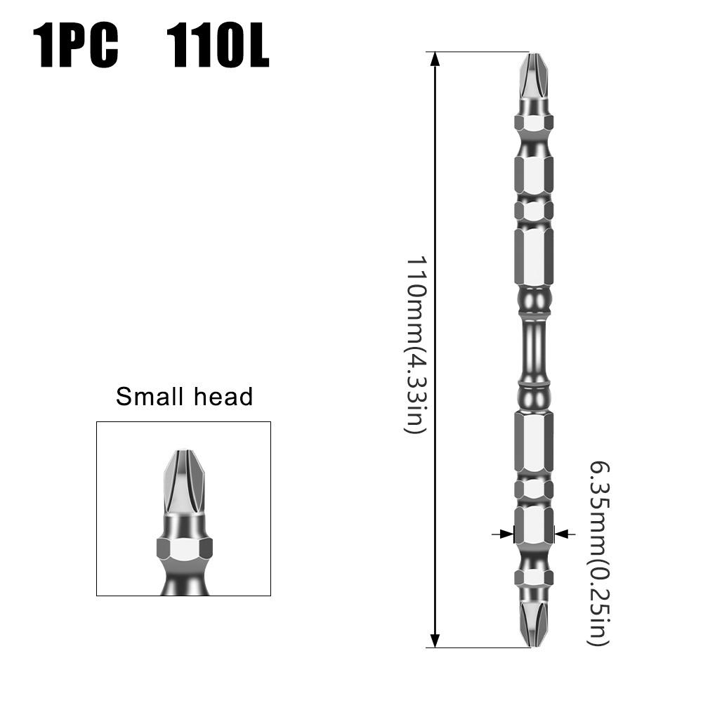 Head Screwdriver Cross Air Head Drill Bit S2 Strong Magnetic Non-Slip Head High Hardness Industrial