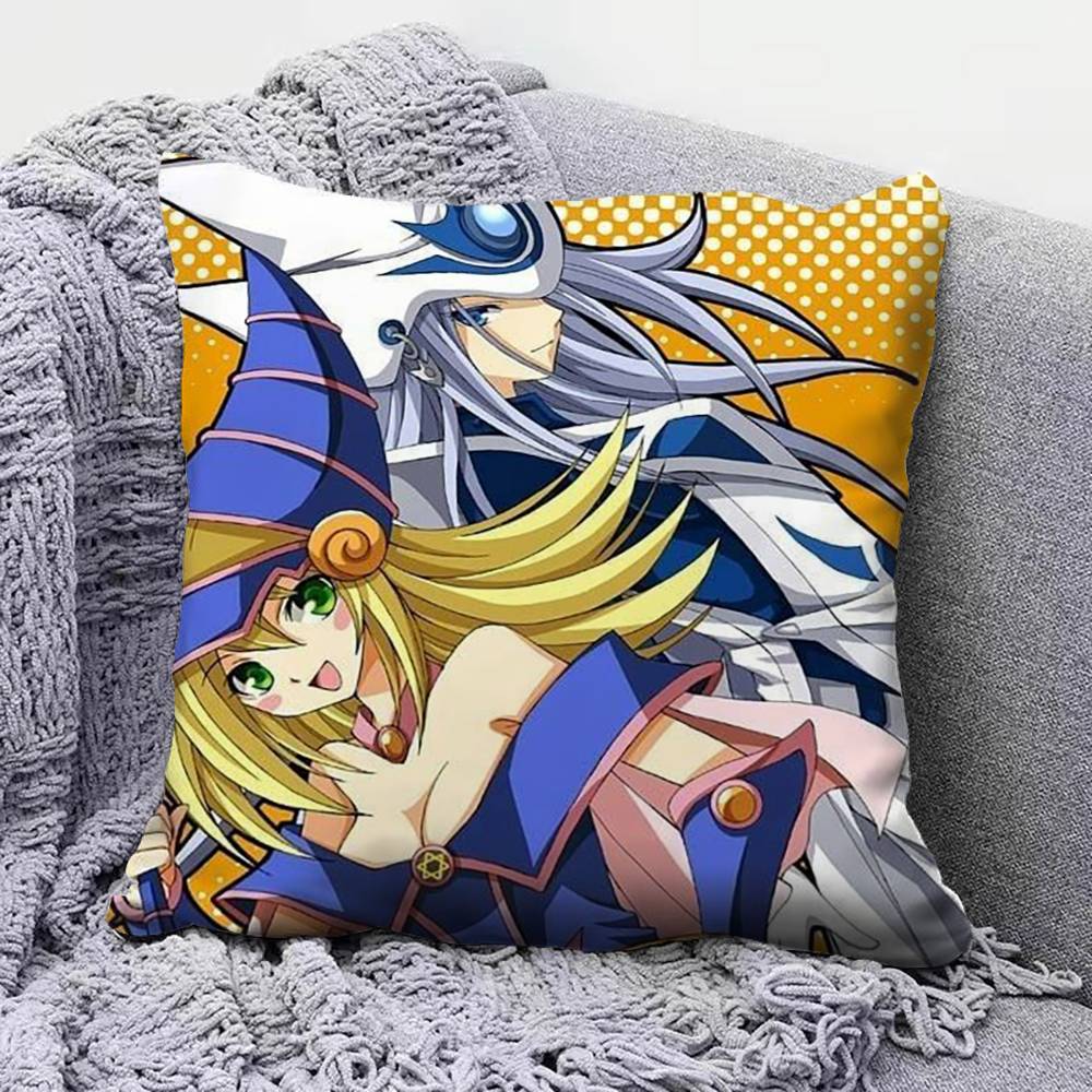 Black Magician Girl YOGIOH Anime Girl Pillow Covers Home Sofa Cushion Covers and Aecorative Custom