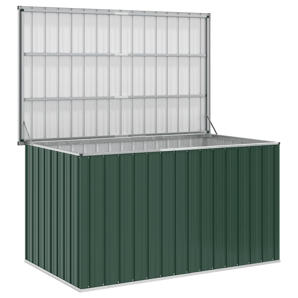 Zahradní úložný box zelený 171x99x93 cm